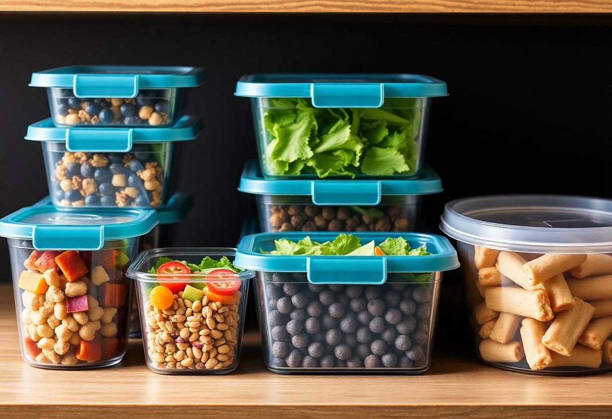Storage containers for meal prep