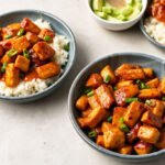 Delicious chicken teriyaki meals ready for meal prep