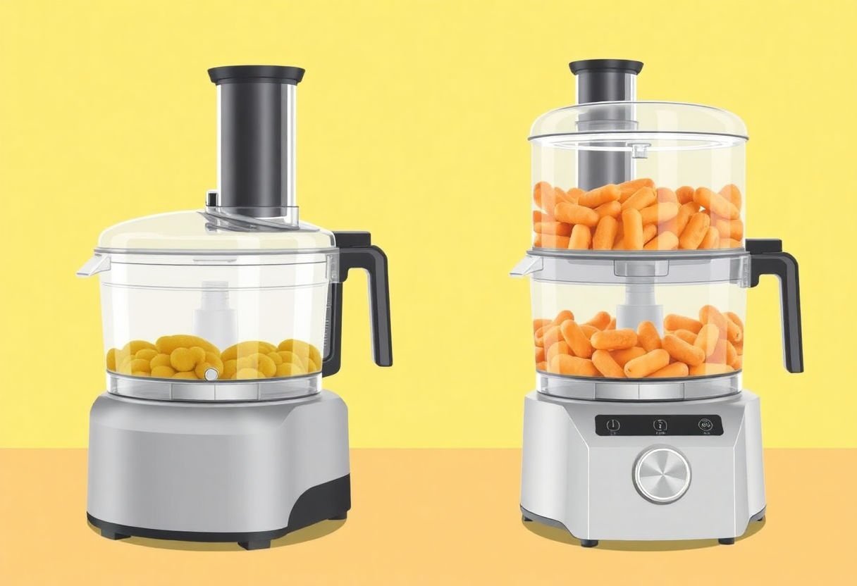 Comparison of food processors