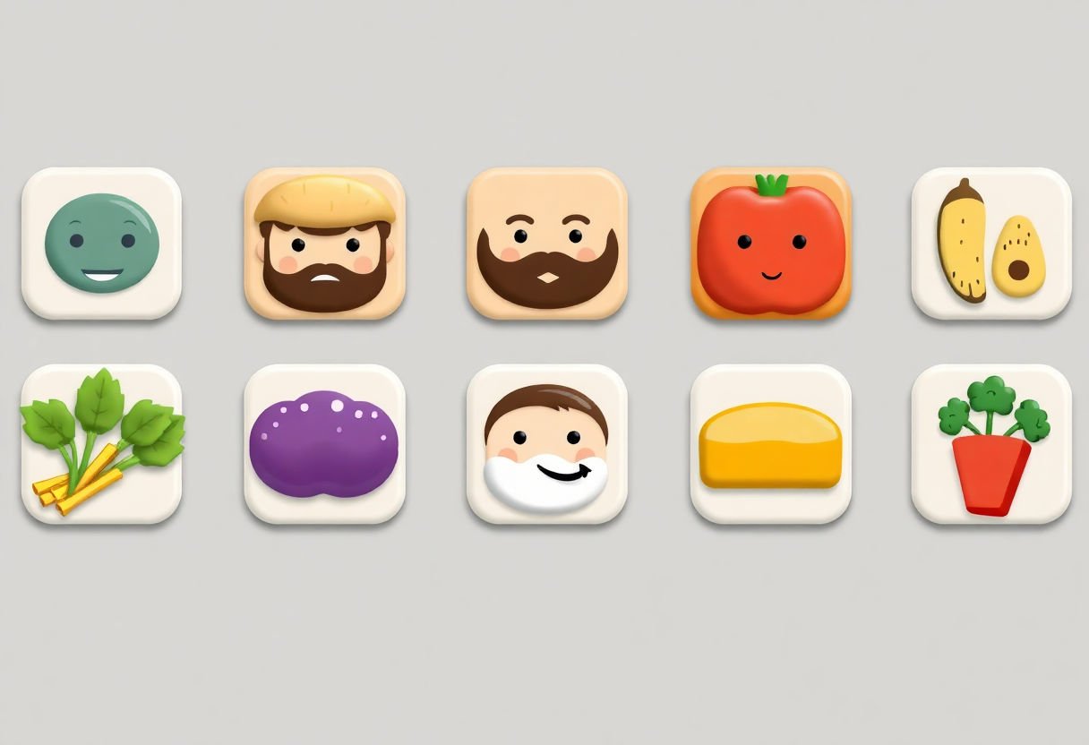 Icons representing various dietary preferences.