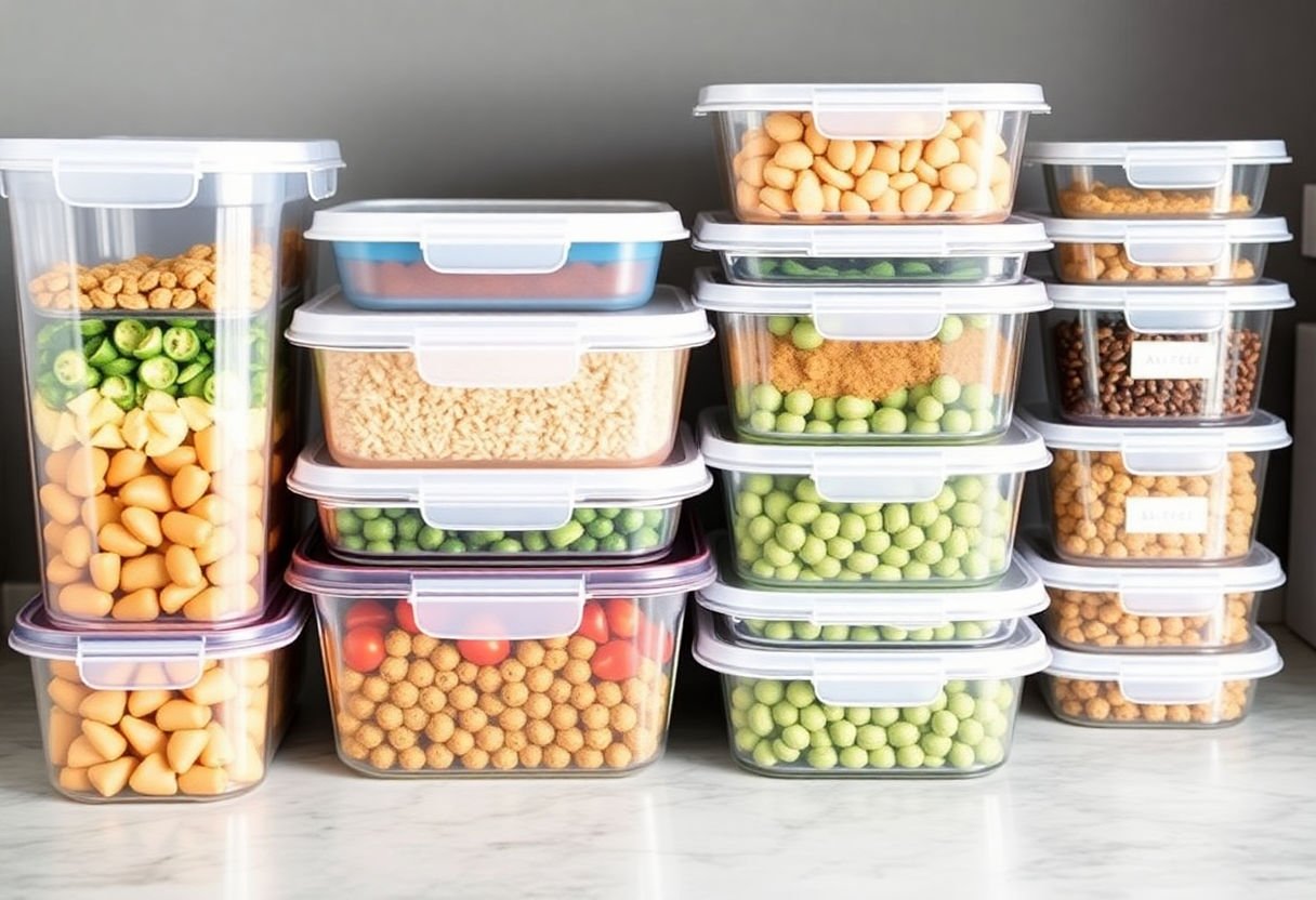 Storage containers for meal prep