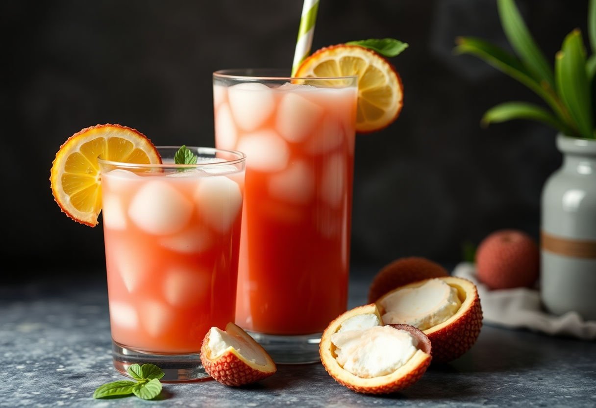 Culinary uses of lychee juice